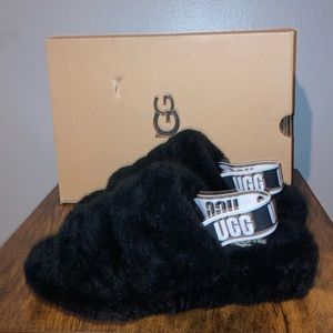 UGG Women's FLUFF YEAH Slide Wedge Sandal